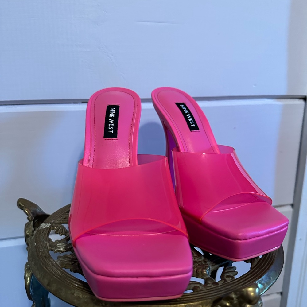 None West Ansel Mules in Pink, NWOT